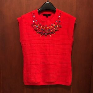 Nanette Lepore Wool Sleeveless Sweater